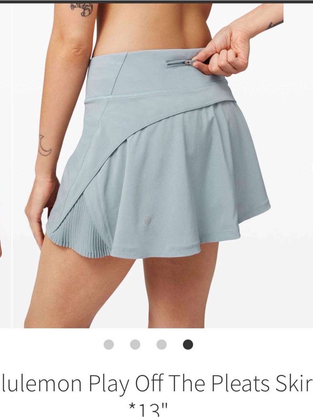 lululemon athletica Play off the pleats skort